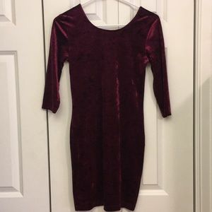 Velvet Bodycon dress